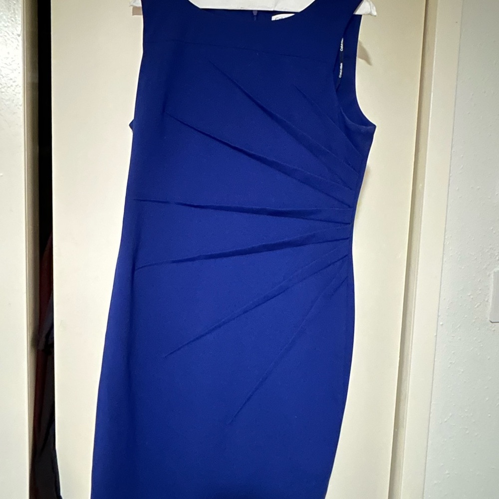 Calvin Klein Royal Blue Midi Dress